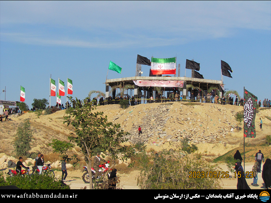 تشییع شهید خوشنام روستای دهقاید