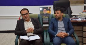 هادی عدالت بخشدار دشتستان - مصطفی بارگاهی معاون فرماندار دشتستان