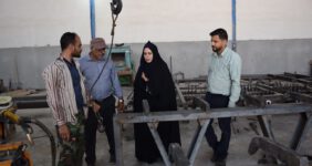 صدیقه سعادتمند بخشدار مرکزی دشتستان