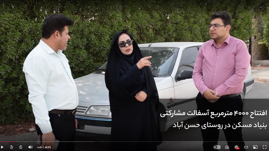 بازدید صدیقه سعادتمند بخشدار مرکزی دشتستان از پروژه های هفته دولت