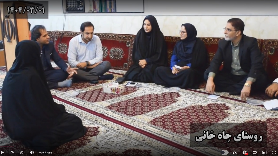 دیدار فرماندار و بخشدار مرکزی دشتستان با مردم روستاهای چاه خانی و خوشاب