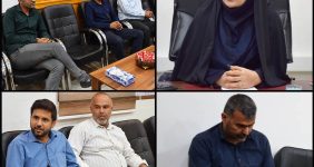 صدیقه سعادتمند بخشدار مرکزی دشتستان - شورا زیارت