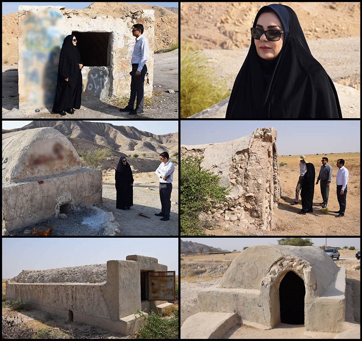 صدیقه سعادتمند - بخشدار مرکزی دشتستان - آب انبار