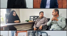 خدمات رسانی . صدیقه سعادتمند - بخشدار مرکزی دشتستان