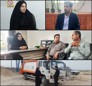 خدمات رسانی . صدیقه سعادتمند - بخشدار مرکزی دشتستان