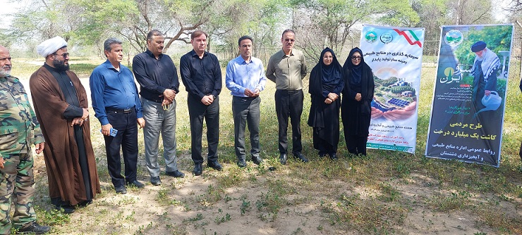 پویش سراسری درختکاری "سرو ایران" در بخش مرکزی دشتستان