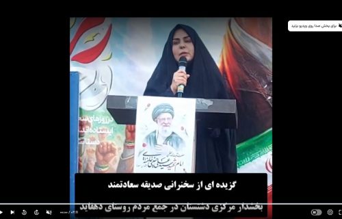 صدیقه سعادتمند - بخشدار مرکزی دشتستان