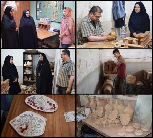 صدیقه سعادتمند بخشدار دشتستان - سیده خدیجه حسینی میراث فرهنگی