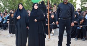 صدیقه سعادتمند - بخشدار مرکزی دشتستان - تعزیه