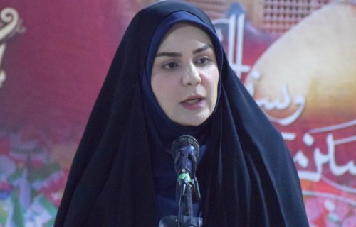 صدیقه سعادتمند بخشدار مرکزی دشتستان - قلعه سفید