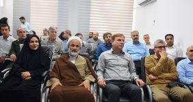 ارسلان زارع استاندار بوشهر - ابراهیم رضایی - صدیقه سعادتمند