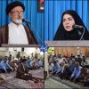 صدیقه سعادتمند بخشدار مرکزی دشتستان - نماز جمعه دالکی