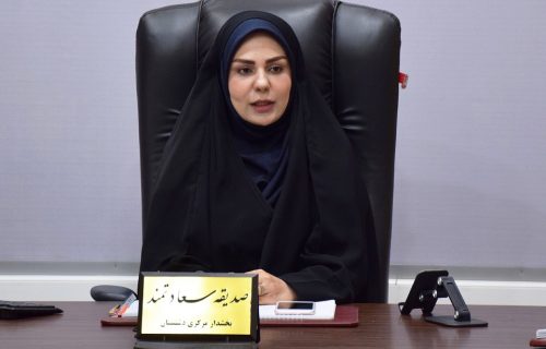 صدیقه سعادتمند بخشدار مرکزی دشتستان - جلسه